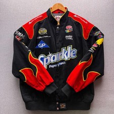 Nascar Jeff Gordon Sparkle Flames Jacket Mens...