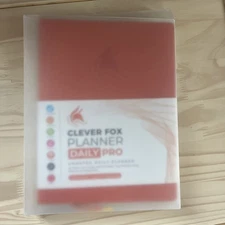 NIB Clever Fox Daily Pro Planner Undated Orange