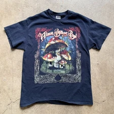 The Allman Brothers Band Mushroom Graphic T-Shirt Men’s Medium Black Rock Tee