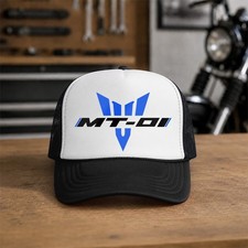 Motorcycle Cap for Yamaha MT-01 Riders  Fans   Vintage Trucker Hat