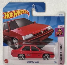 PROTON SAGA RED Hot Wheels 1:64 FREE BOXED SHIPPING 