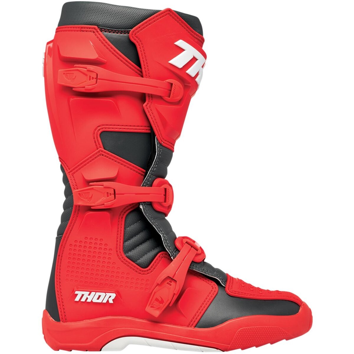 THOR 3410-3112 Blitz XR Boots - Red/Charcoal - Size 10 for