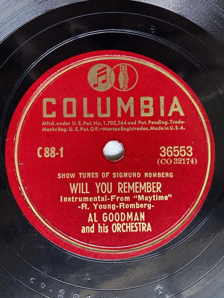 Al Goodman & Orchestra - Show Tunes of Sigmund Romberg (4 x Shellac 10” 1942) - Image 3 of 4