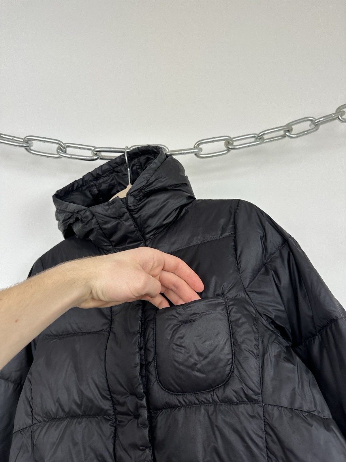 Vintage Jil Sander x Uniqlo Women's Rare Ultra Light Down Puffer Jacket Size S image 6