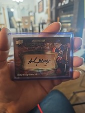 2023 UPPER DECK ENGRAINED #LSS-AM ANDY MOOG SIGNATURE SHOTS LEGENDARY AUTO /99