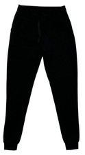 Southpole Juniors Black Jogger Pants With Drawstring Waistband Ribbed Cuffs And