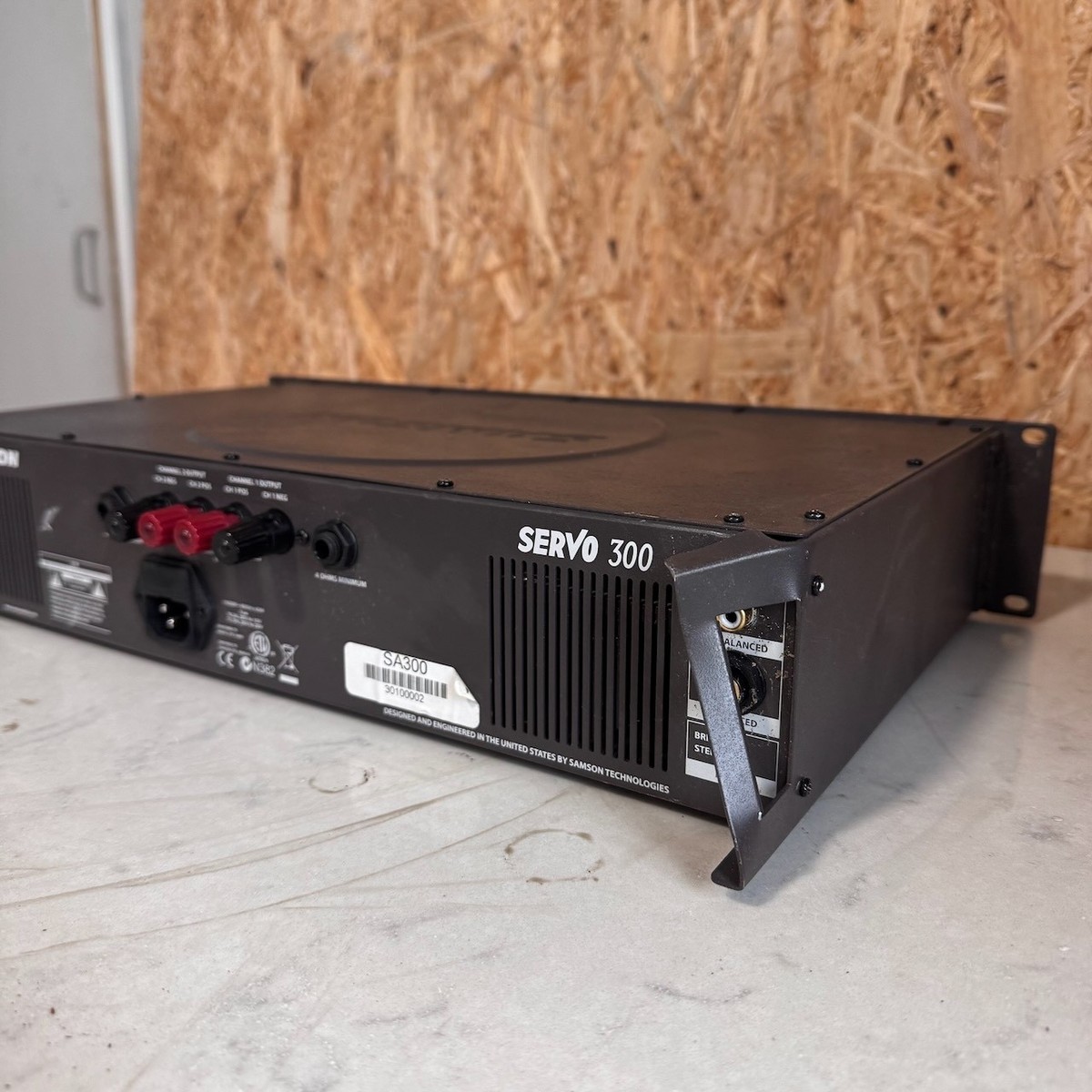 Samson Servo 300 Power Amplifier Studio Rack Mountable | eBay