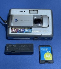 Konica Minolta DiMAGE X60 Digital Camera 5.0MP – Silver –  Vintage