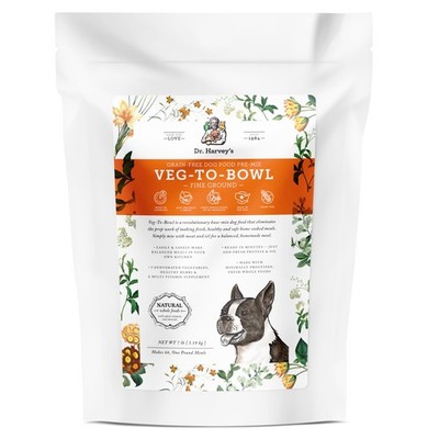 Dr. Harveys Veg-To-Bowl Fine Ground Dehydrated Vegetable Pre-Mix for Dogs, 7-...