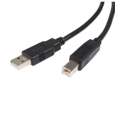 StarTech USB2HAB1 1 ft (12'') USB 2.0 A to B Cable Male to Male Printer