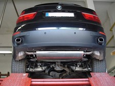 FOX BMW X5 Typ E70 Diesel Endschalldämpfer quer Ausgang rechts/links - 1x93x79 T