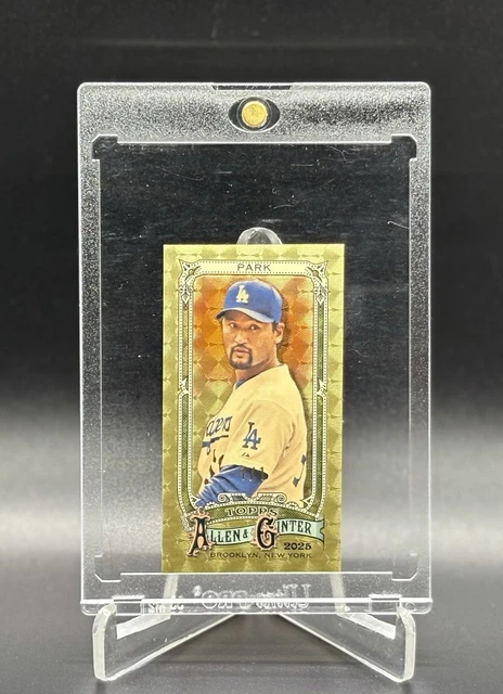 2025 Chan Ho Park Topps Allen & Ginter Chrome Superfractor 1/1