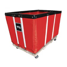 Royal Basket Trucks G24-Rrw-Hda-4Unn Heavy Duty Basket Truck, 24 Bu, Red Vinyl