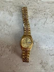 New ListingSeiko Ladies Day/Date Gold Tone Quartz Watch 7N83