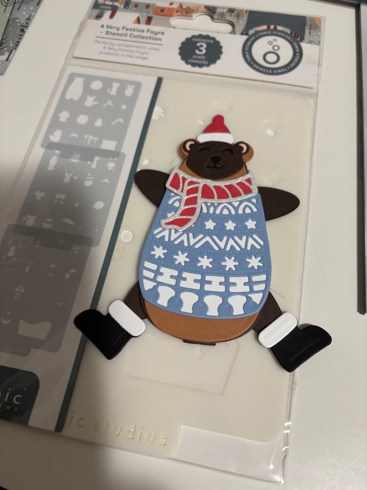 Festive Fayre Winter theme Card and Scrapbooking kit