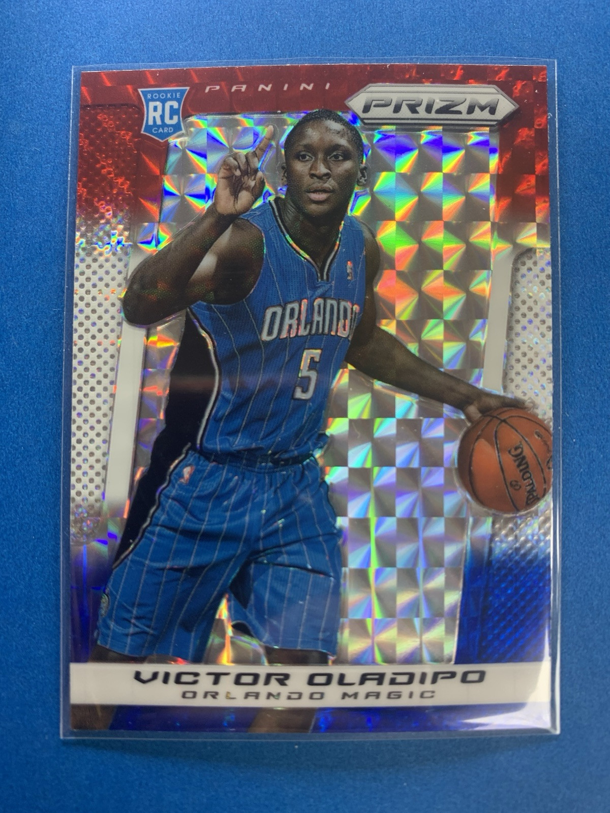 2013-14 Panini Prizm - Red White & Blue Mosaic Prizm #276 Victor Oladipo (RC)
