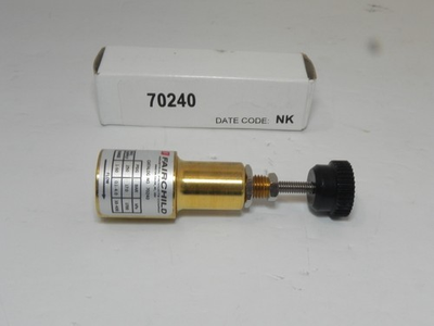 #ad Fairchild Model 70B Sub miniature Pressure Regulator. 1 60 psi $16.50