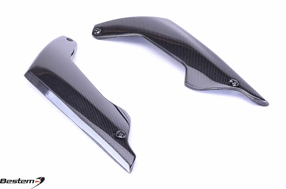 Cubiertas laterales guardabarros delantero BMW K1200R 100 % fibra de carbono protectores de horquilla paneles carenado Foto 2 de 4