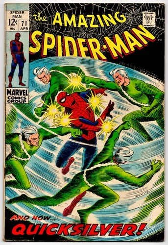 THE AMAZING SPIDER-MAN #71 (MARVEL) COMIC 1969 *JOHN ROMITA SR.* VG-