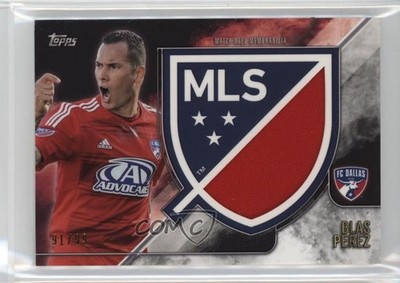 2015 Topps Apex Crest Jumbo Relics 91/99 Blas Perez #CJR-BP 0ut3