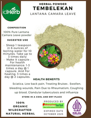 [idHerb] 50-500 Gramm Pulver Strauch Eisenkraut Spanische Flagge Lantana...