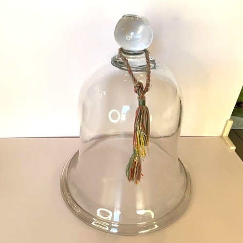Atemberaubend! Antike Glockendose, Cloche, dickes Glas; tolle Spitze unbedingt ansehen - Bild 2 von 4