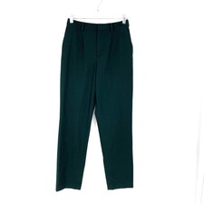 Uniqlo High Rise Green Dress Pants Size 26