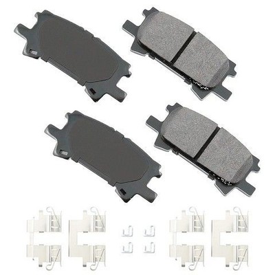 Akebono ACT996A Akebono ProACT Ultra Premium Ceramic Disc Brake Pad Kit