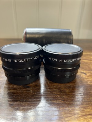 Zwei Viron hochwertige Objektive 0,5x, 1,5x & Etui