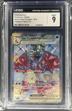 2024 Black Star Promo 074 Paldean Fates Charizard Ex CGC 9 Mint Pokemon Holo SVP