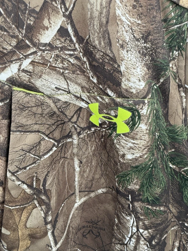 Under Armour Jacket Mens XXL Scent Control Camo Hunting Full Zip Fleece Lined - Image 4 of 4