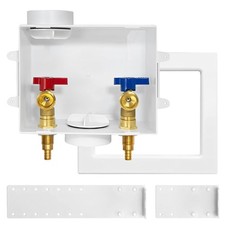 Washing Machine Outlet Box Center Side Drain 1/2 PEX Crimp x 3/4 MHT Regular
