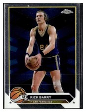 Rick Barry 2023-24 Topps Chrome #193 San Francisco Warriors Basketball *324A