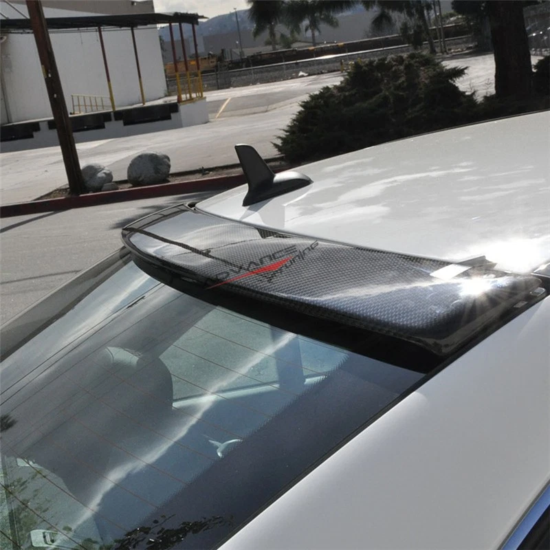 Fits 08-14 Benz C-Class W204 OE Style Rear Roof Spoiler Wing Real Carbon Fiber Foto 2 de 4