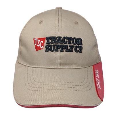 Tractor Supply Co Since 1938 Slideback Hat Brown One Size Embroidered