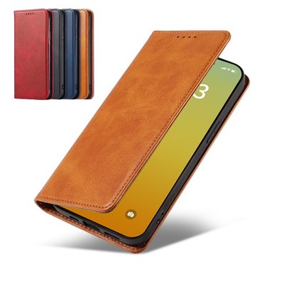 For Samsung Galaxy S26 S25 S24 S23 S22 Ultra Leather Magnetic Flip Wallet Case