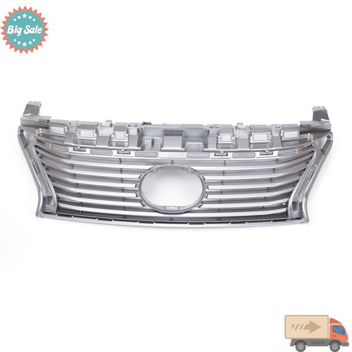For 2013-2015 Lexus ES350 ES300H Front Bumper Grille & Fog Trim Chrome Set - Picture 7 of 13