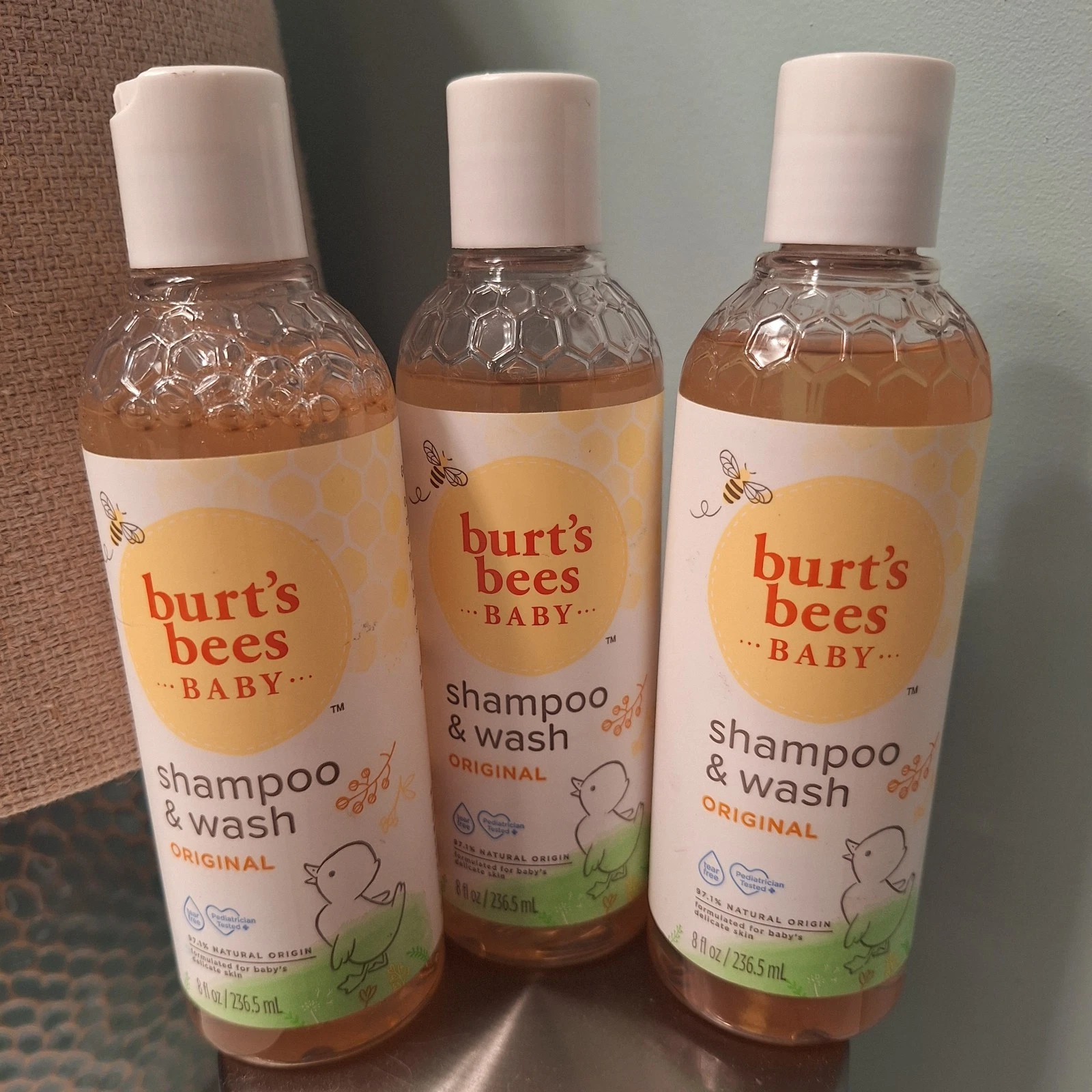 Lot Of 3 Burt’s Bees Baby Bee Original Shampoo & Wash 8 Fl oz Ea Gentle Cleanser
Opens in a new wind