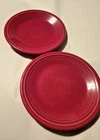 2 Fiesta HLC  Scarlett Salad /Dessert Plates Excl Cond 6" Glossy