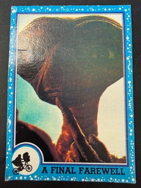 1982 Topps E.T. The Extraterrestrial #76 A Final Farewell 21