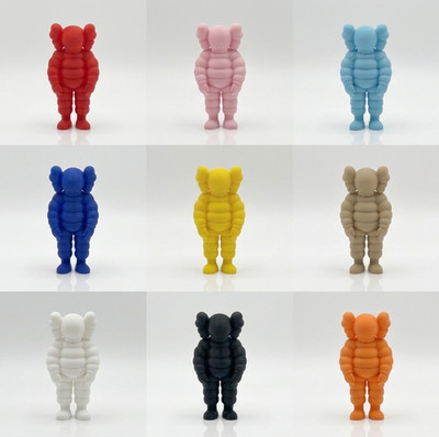 3D Printed KAWS Inspired  What Party  Chum Figure 6cm / 2.4in Keychain size