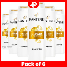 Pantene Repair & Protect Pro-V Shampoo 0% Silicone & Mineral Oils 325ml 6 Pack 12.91 per litre