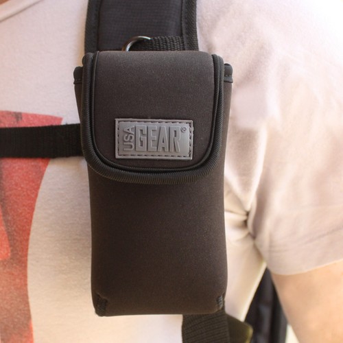 USA GEAR Protective iPhone SE Case Holster with Belt Loop & Clip - Black - 第 6/7 張圖片