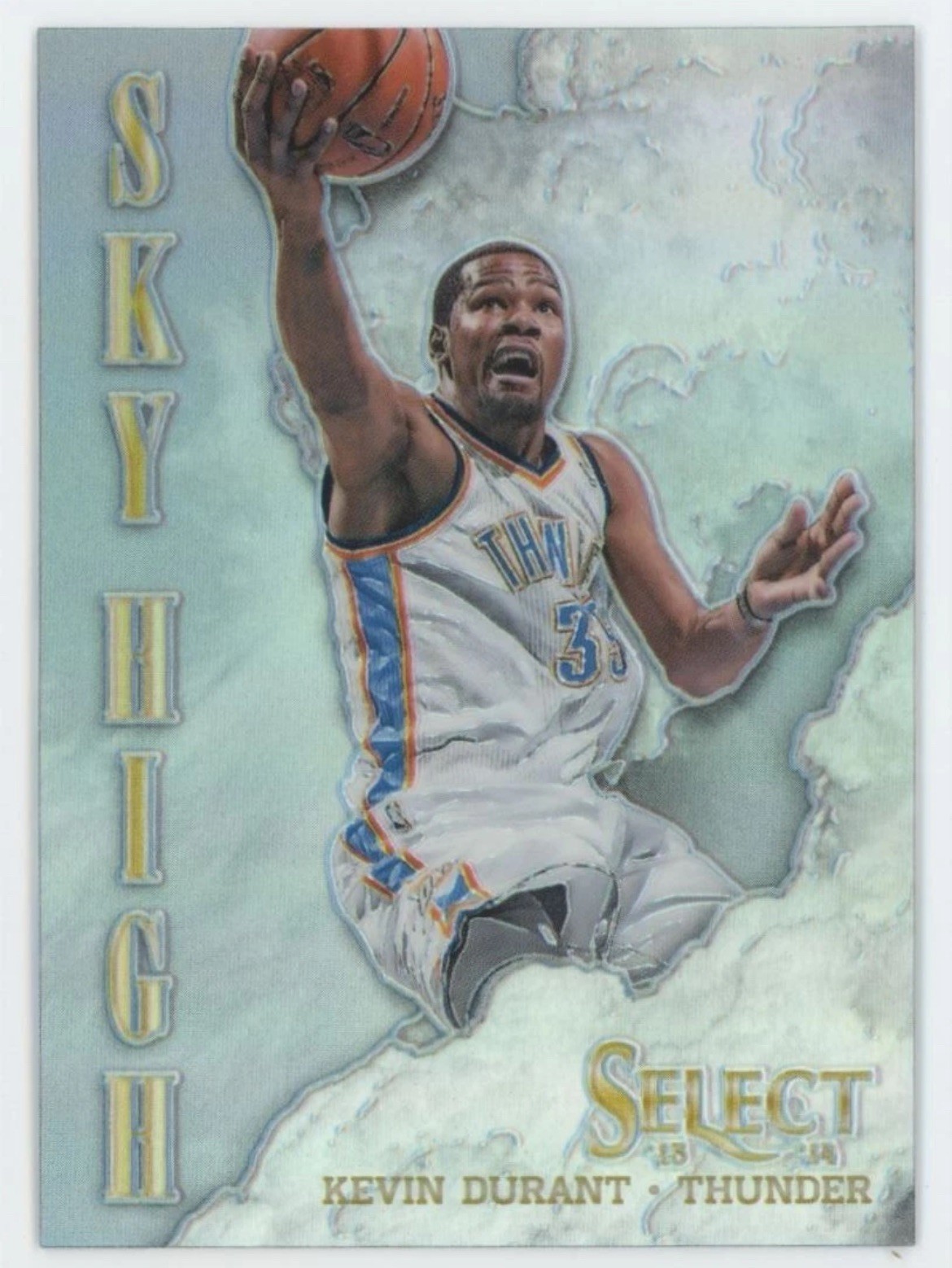 2013-14 Panini Select Sky High SILVER Kevin Durant Thunder #6 SP Low Pop 🔥
