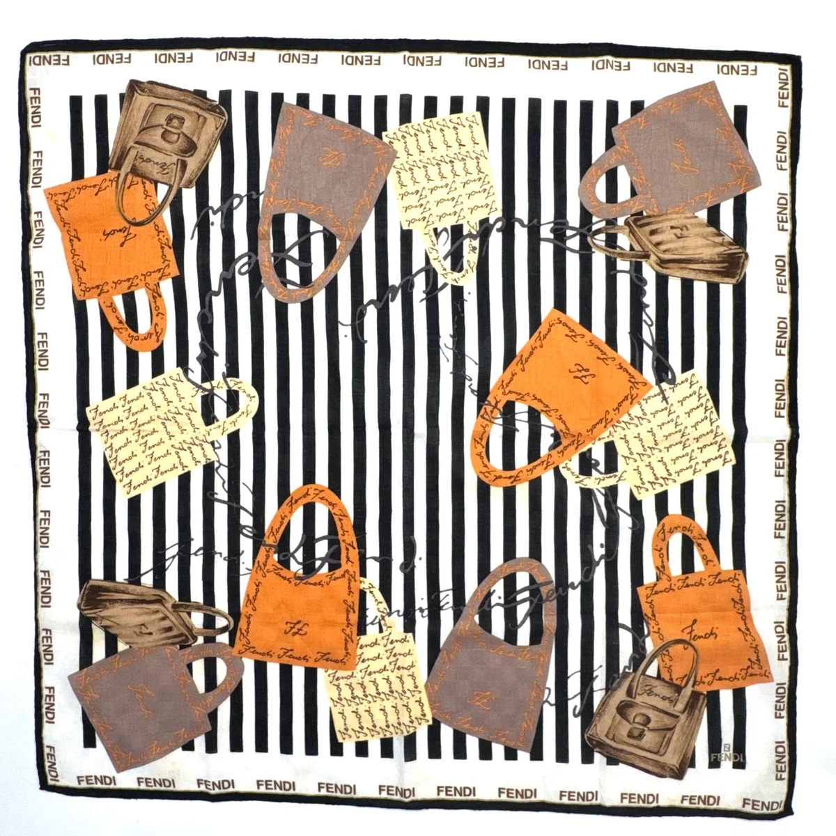 Fendi ストライプ シルク　スカーフ Fendi Striped Scarves & Wraps for Women for sale | eBay