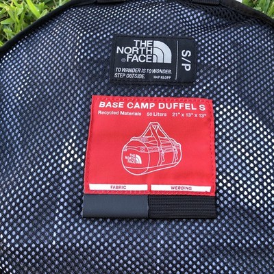 The North Face Small Base Camp Duffel Packable Travel Backpack TNF Black
