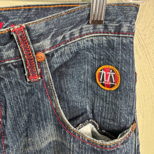 96 North Denim Size 18 Blue Y2K Vintage Dragon Baggy Skater Streetwear Jeans - Picture 13 of 15