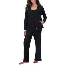 Live2Lounge Ladies' 3-piece Lounge Set, Black  S