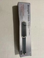 New Hair Straightener Brush with Temperature Control