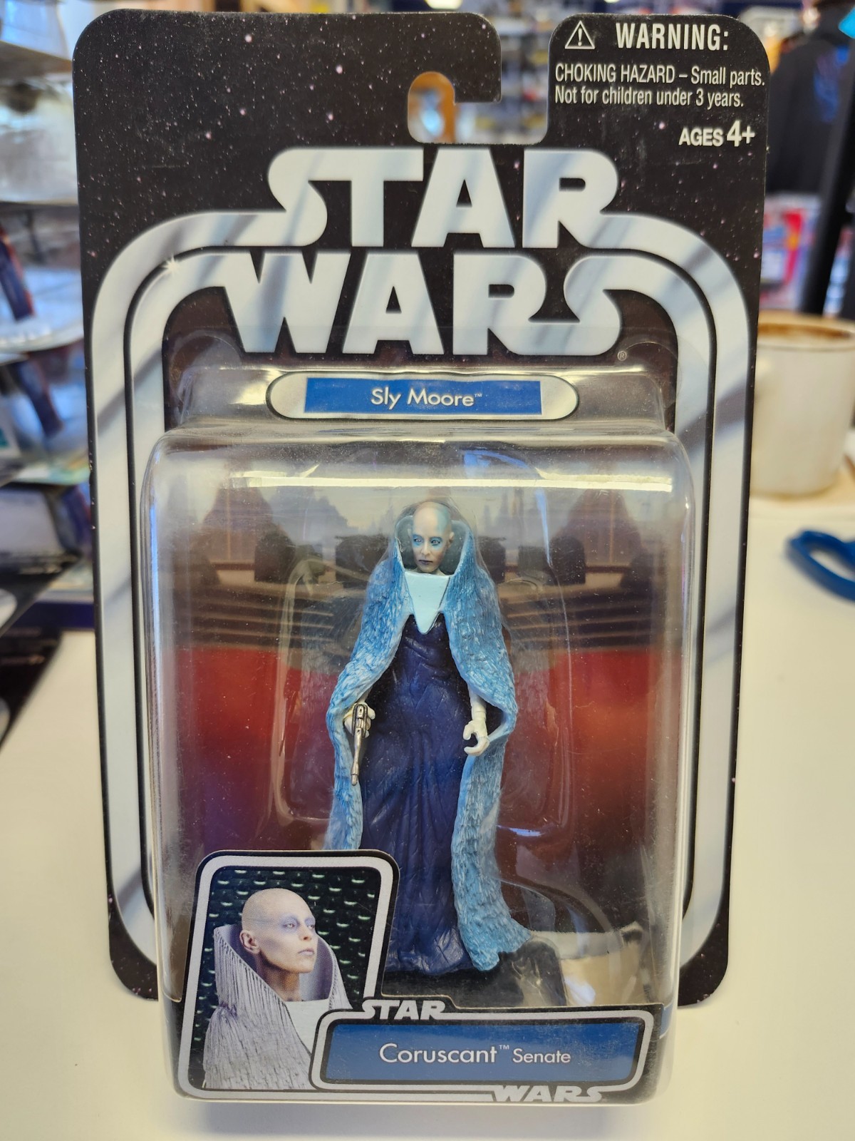 Star Wars Episode I The Phantom Menace Coruscant Senate Sly Moore Action Figure